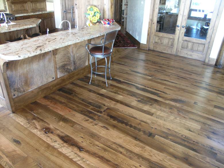 Antique Oak Skip-Planed Flooring